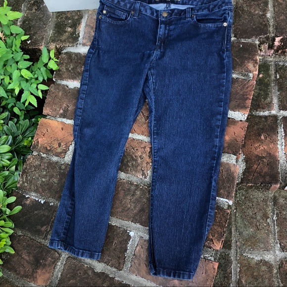 michael kors denim capris